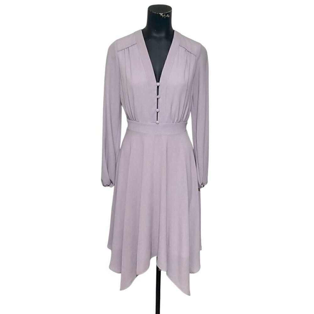 JustFab Lavender Fit & Flare Dress Size XS